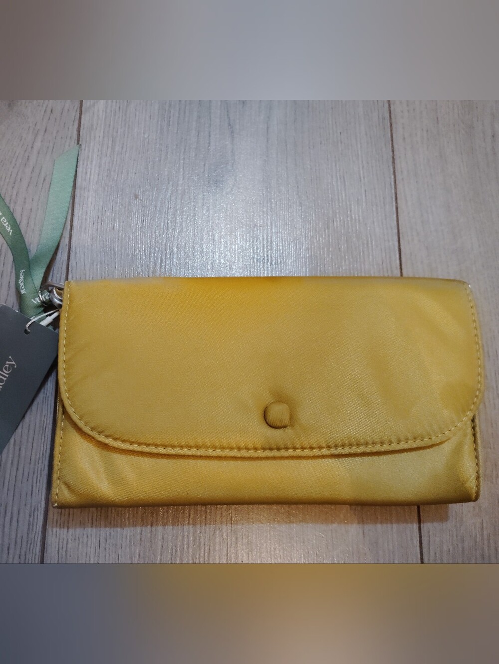 Vera Bradley Olive Green Wildwood Crossbody Wallet 🆕 Tags Fabric